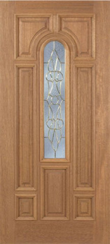 WDMA 42x80 Door (3ft6in by 6ft8in) Exterior Mahogany Revis Single Door w/ OL Glass - 6ft8in Tall 1
