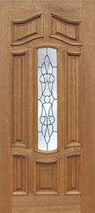 WDMA 42x80 Door (3ft6in by 6ft8in) Exterior Mahogany Palisades Single Door w/ L Glass 1
