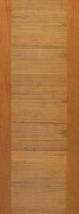 WDMA 42x80 Door (3ft6in by 6ft8in) Exterior Tropical Hardwood Solid Wood Single Door Contemporary Horizontal Groove Flush Panel 1
