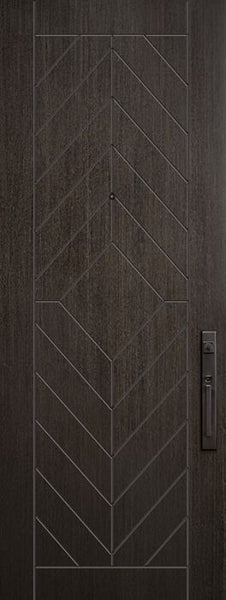 WDMA 42x96 Door (3ft6in by 8ft) Exterior Mahogany 42in x 96in Lynnwood Contemporary Door 1