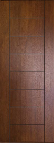 WDMA 42x96 Door (3ft6in by 8ft) Exterior Mahogany 42in x 96in Brentwood Contemporary Door 1
