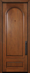 WDMA 42x96 Door (3ft6in by 8ft) Exterior Mahogany 42in x 96in Radius 2 Panel Portobello Door 2