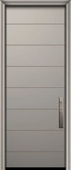 WDMA 42x96 Door (3ft6in by 8ft) Exterior Smooth 42in x 96in Westwood Solid Contemporary Door 1