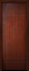 WDMA 42x96 Door (3ft6in by 8ft) Exterior Mahogany 42in x 96in Inglewood Solid Contemporary Door 1