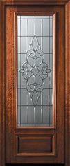 WDMA 42x96 Door (3ft6in by 8ft) Exterior Mahogany 42in x 96in 3/4 Lite Courtlandt Door 2