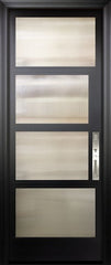 WDMA 42x96 Door (3ft6in by 8ft) Exterior Swing Smooth 42in x 96in 2 Block Right NP-Series Narrow Profile Door 1