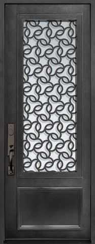 WDMA 42x96 Door (3ft6in by 8ft) Exterior 42in x 96in Arte 3/4 Lite Single Contemporary Entry Door 1