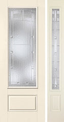 WDMA 44x96 Door (3ft8in by 8ft) Exterior Smooth MaplePark 8ft 3/4 Lite 1 Panel Star Door 1 Side 1