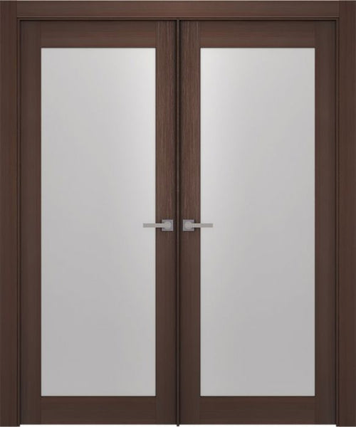 WDMA 48x80 Door (4ft by 6ft8in) Interior Barn Wenge Prefinished Maya 700 Modern Double Door 1