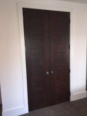 WDMA 48x96 Door (4ft by 8ft) Exterior Mahogany Flush Double Door Contemporary Design 3