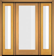 WDMA 52x96 Door (4ft4in by 8ft) Patio Fir 96in Full Lite 1 Lite Single Door/2side 1