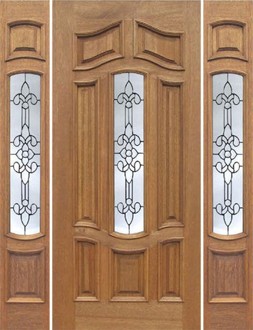 WDMA 54x80 Door (4ft6in by 6ft8in) Exterior Mahogany Palisades Single Door/2side w/ U Glass 1