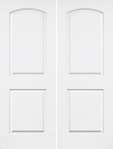 WDMA 56x80 Door (4ft8in by 6ft8in) Interior Swing Smooth 80in Caiman Solid Core Double Door|1-3/4in Thick 1