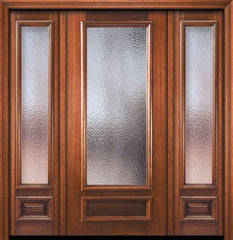 WDMA 56x80 Door (4ft8in by 6ft8in) Patio Mahogany 80in 3/4 Lite Portobello Door /2side 1