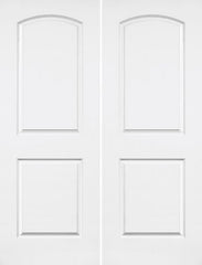 WDMA 56x96 Door (4ft8in by 8ft) Interior Barn Smooth 96in Caiman Solid Core Double Door|1-3/4in Thick 1