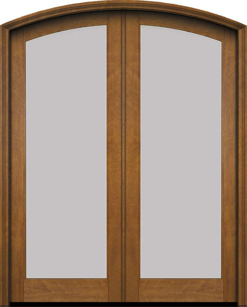WDMA 60x78 Door (5ft by 6ft6in) Exterior Swing Mahogany Full Arch Lite Arch Top Double Entry Door 1