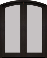 WDMA 60x78 Door (5ft by 6ft6in) Exterior Swing Mahogany Full Arch Lite Arch Top Double Entry Door 2
