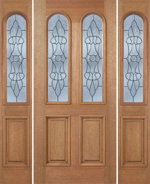 WDMA 60x80 Door (5ft by 6ft8in) Exterior Mahogany Legacy Single Door/2side w/ L Glass 1