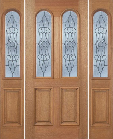 WDMA 60x80 Door (5ft by 6ft8in) Exterior Mahogany Legacy Single Door/2side w/ L Glass 1