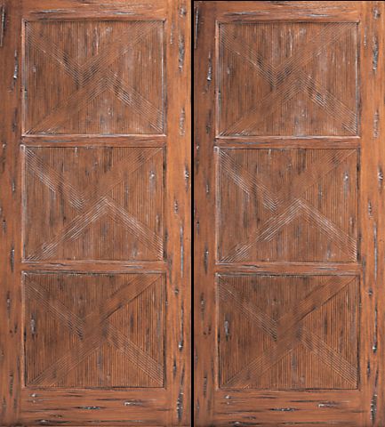 WDMA 84x96 Door (7ft by 8ft) Exterior Mahogany Japanese Style Double Door Hand Carved Solid  1