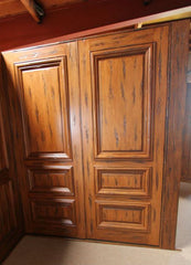 WDMA 96x120 Door (8ft by 10ft) Exterior Mahogany Tuscany Style Carved Double Door Solid  3