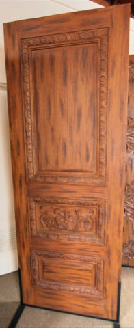 WDMA 96x120 Door (8ft by 10ft) Exterior Mahogany Tuscany Style Carved Double Door Solid  7