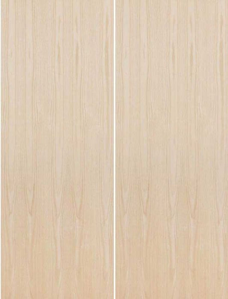 WDMA 96x80 Door (8ft by 6ft8in) Interior Barn Birch 80in Fire Rated Solid Particle Core Flush Double Door|1-3/4in Thick 1