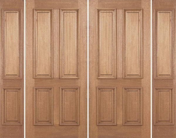 WDMA 96x80 Door (8ft by 6ft8in) Exterior Mahogany Martin Double Door/2side 1