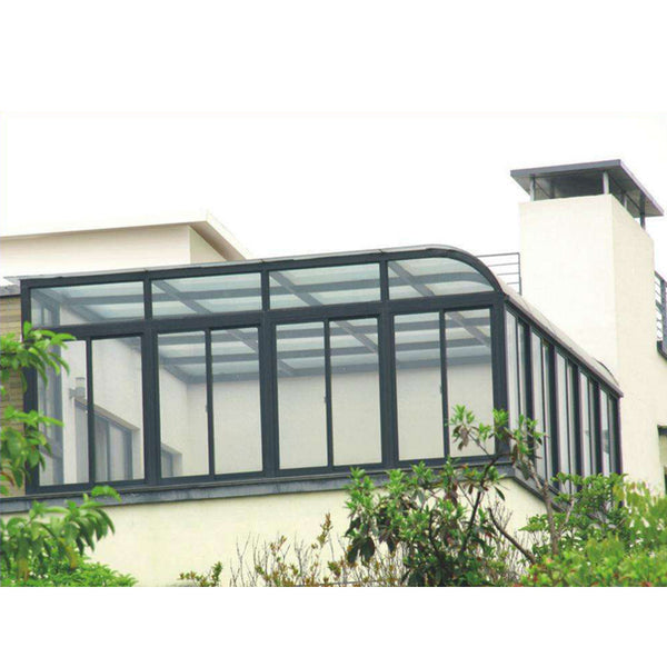 WDMA Aluminum Extrusion Profile Curved Glass Aluminum Sunrooms Factory Supplier