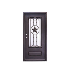 China WDMA Antique Standard Size Safety Double Iron Main Door Design Catalogue
