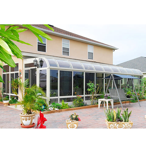 China WDMA Curved Glass Sunrooms
