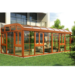 China WDMA curved glass sunrooms