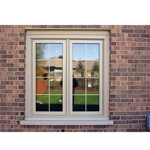WDMA European And American Design Casement Wood Window With Full Divided Lites
