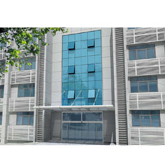 WDMA exposed frame glass curtain wall Aluminium Curtain Wall 