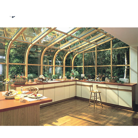 China WDMA glass house kits Aluminum Sunroom 