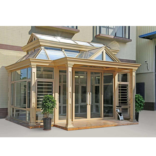 WDMA Prefabricated Veranda Glass Sunrooms Conservatory For Sale