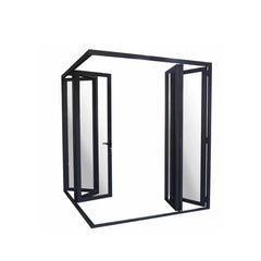 China WDMA glass folding door Aluminum Folding Doors 