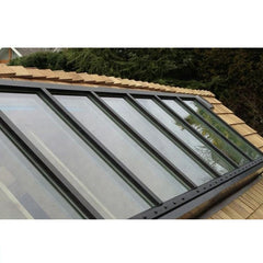 China WDMA Silver Single Pane Aluminium Roof Dome Windows