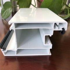 wholesale high quality with lower price 80mm upvc window sash pvc hollow profiles on China WDMA