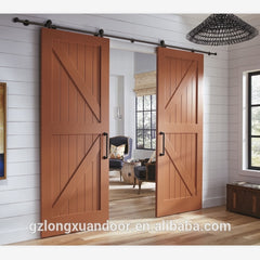 wooden slab insulated sliding barn door hot selling in china market on China WDMA